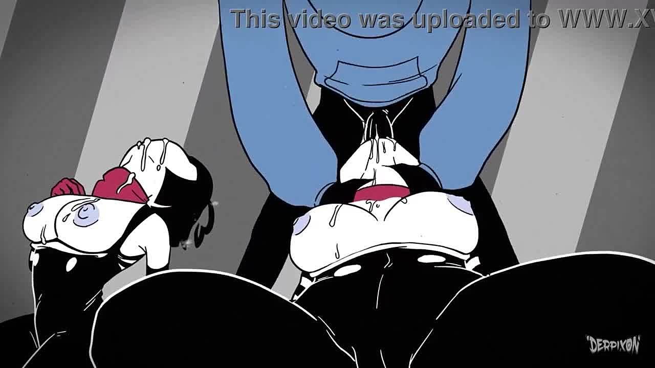 Полнометражный хентай с участием Мима и Дэш с анимированным поворотом -  CartoonPorno.xxx